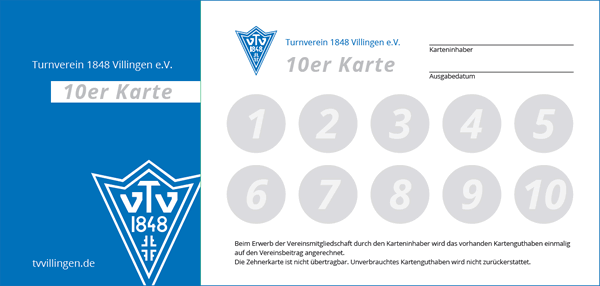 10er Karte TV Villingen